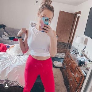 Fabletics Tie Back Mesh Tank